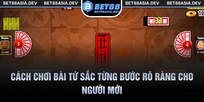 Cách chơi bài tứ sắc từng bước rõ ràng cho người mới