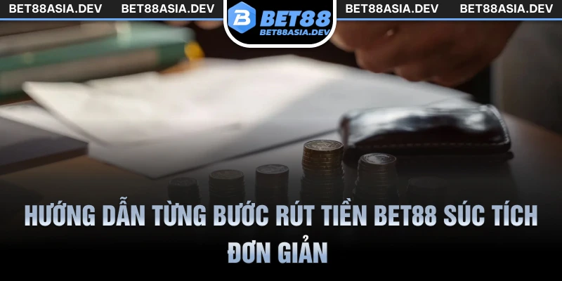 Hướng dẫn từng bước rút tiền Bet88 súc tích đơn giản