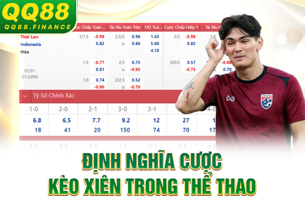 Định nghĩa cược kèo xiên trong thể thao
